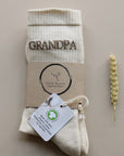 Organic Socks - GRANDPA - Sand