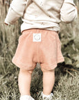 Organic Terry Shorts - Dusty Rose