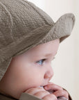 Organic Sun Hat - Khaki - UPF50+