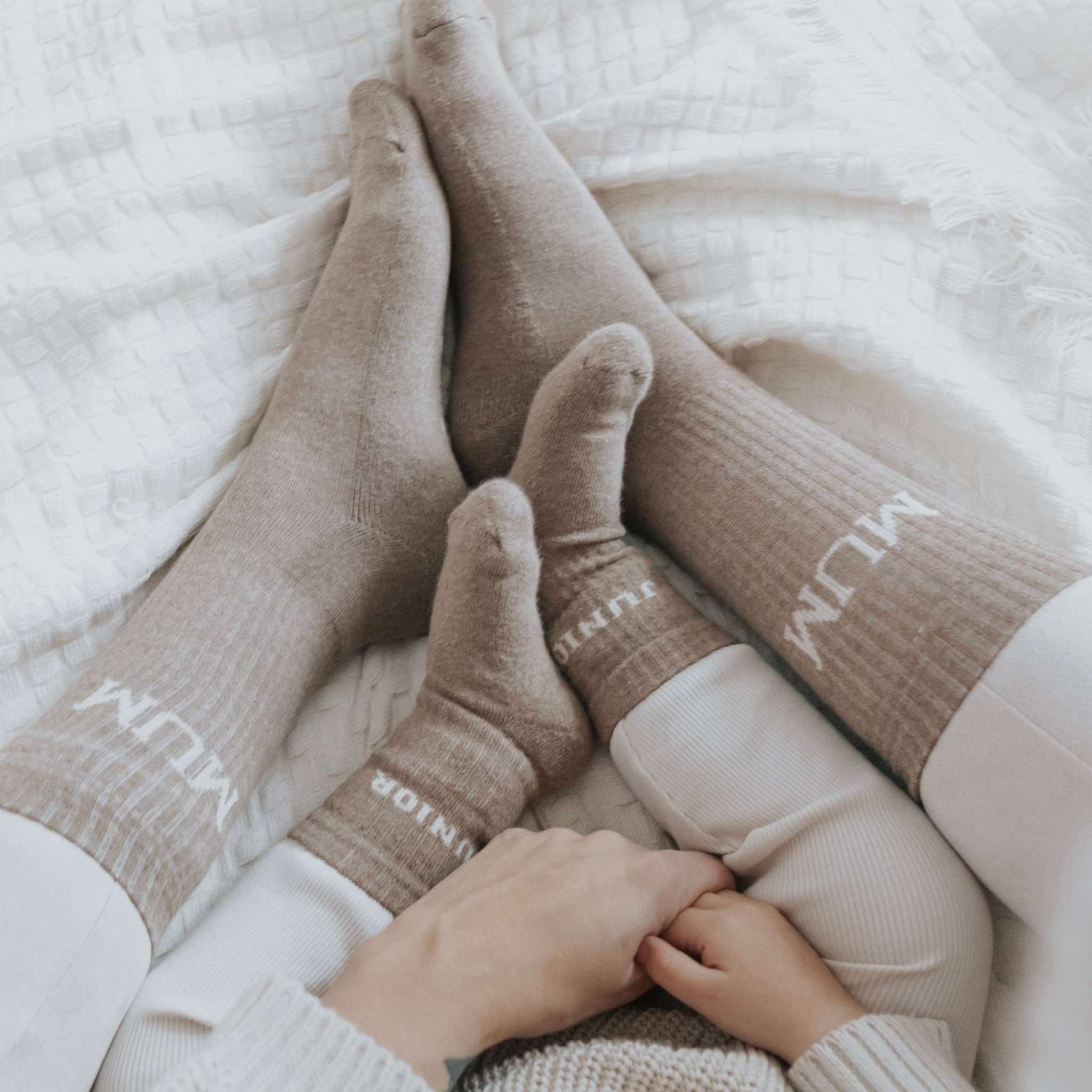Organic Socks - MUM - Oatmilk