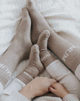Organic Socks - MUM - Oatmilk