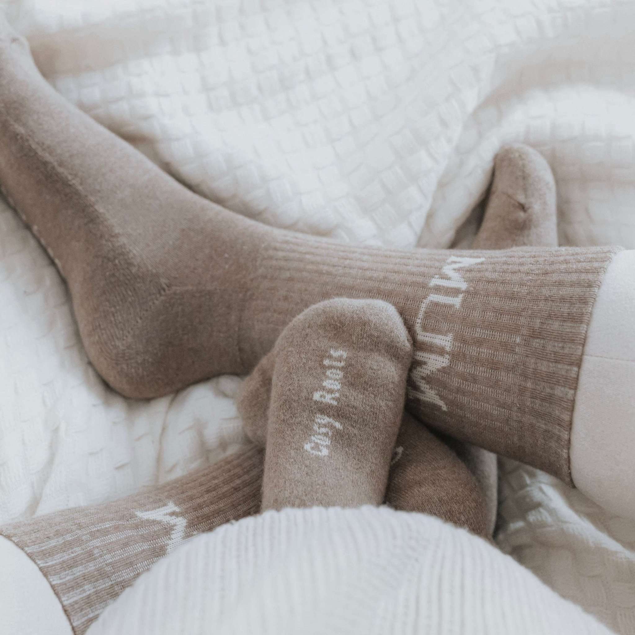 Organic Socks - MUM - Oatmilk