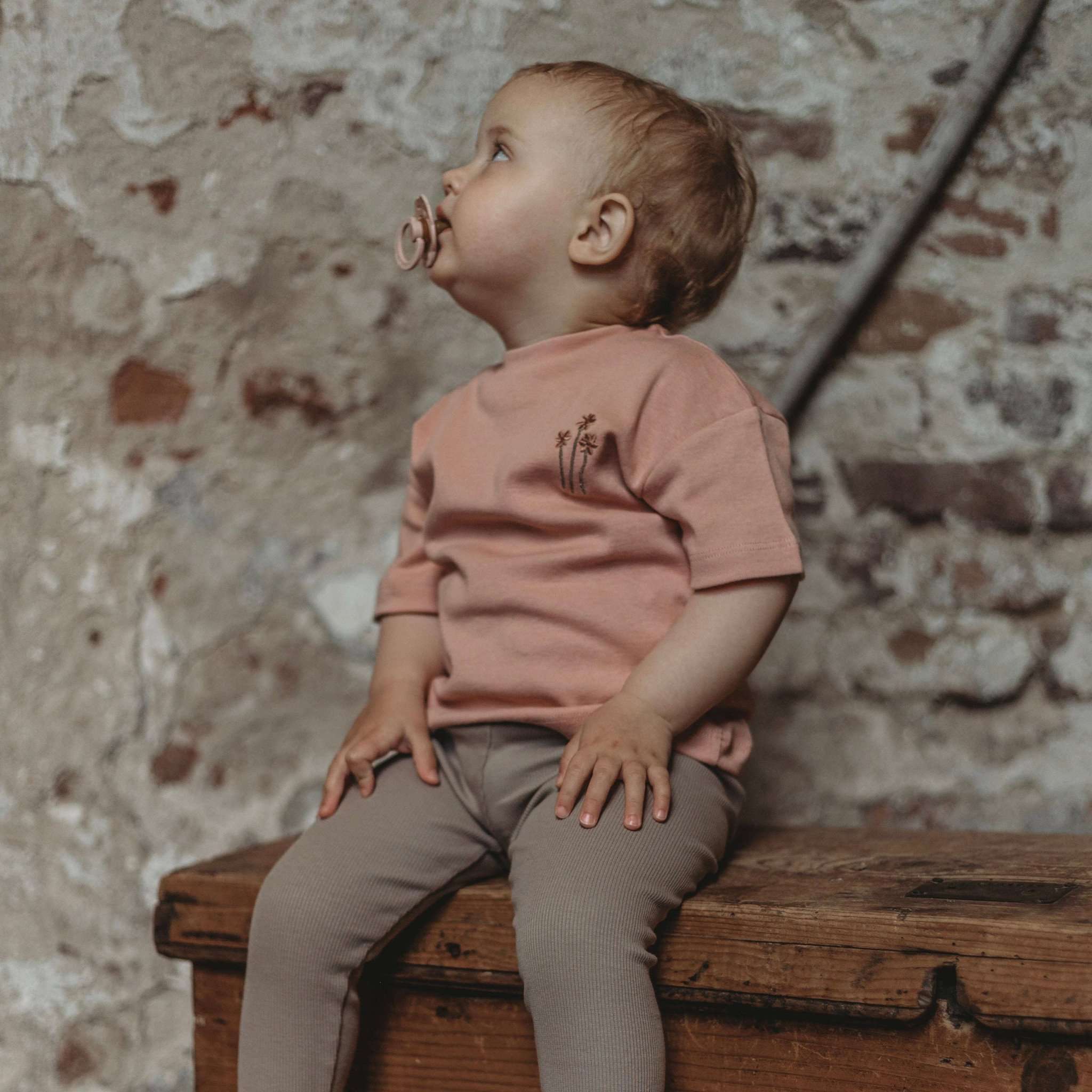 Organic Oversized Shirt - Dusty Rose