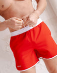 Sustainable DAD Swimshorts - Red