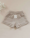 Organic Terry Shorts - Caramel