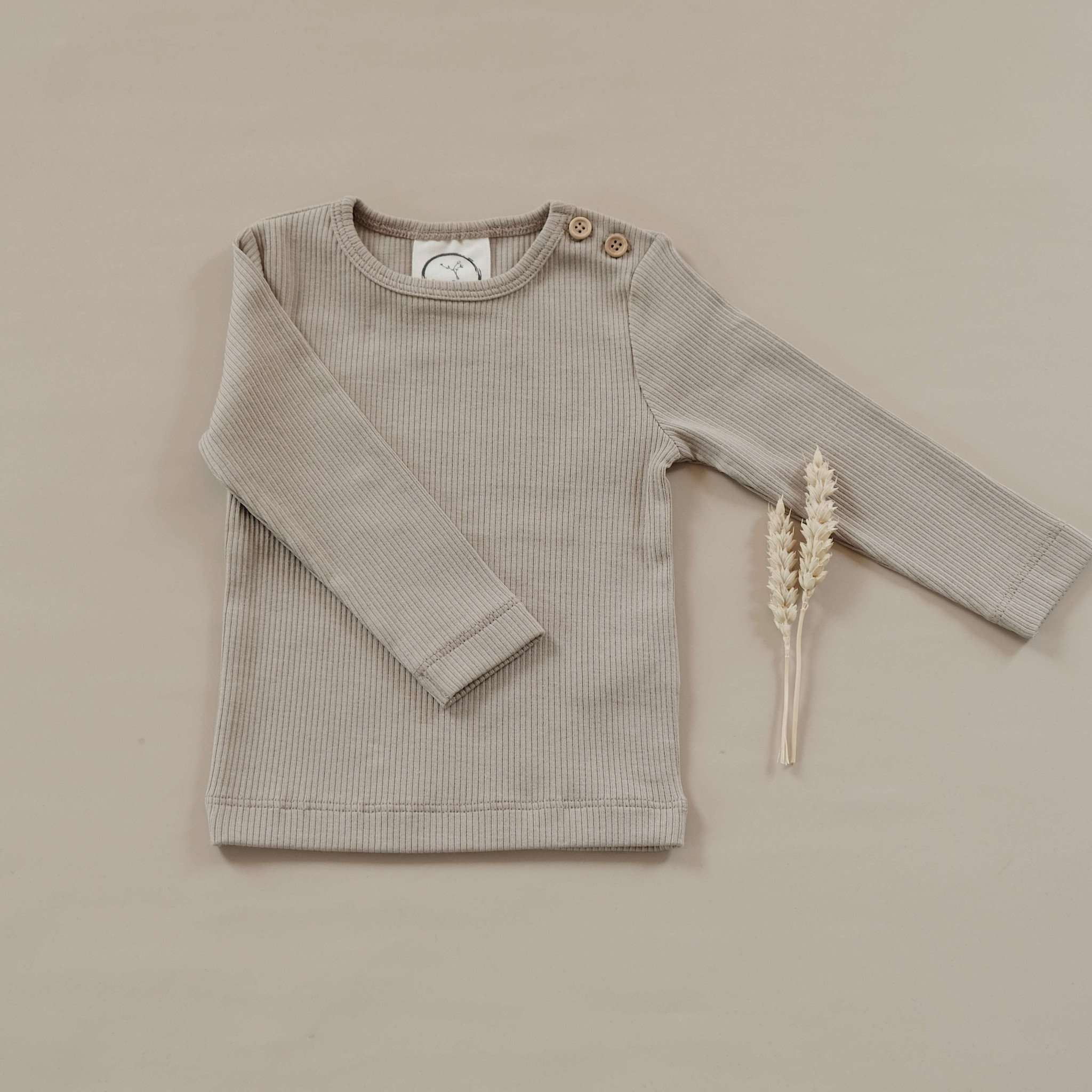 Organic Slim Longsleeve - Caramel