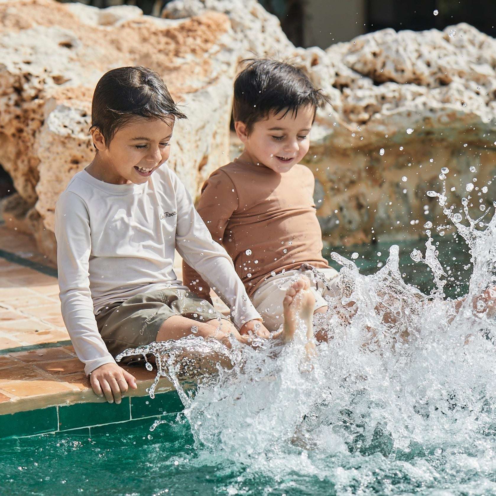 Sustainable Swimshorts - Khaki