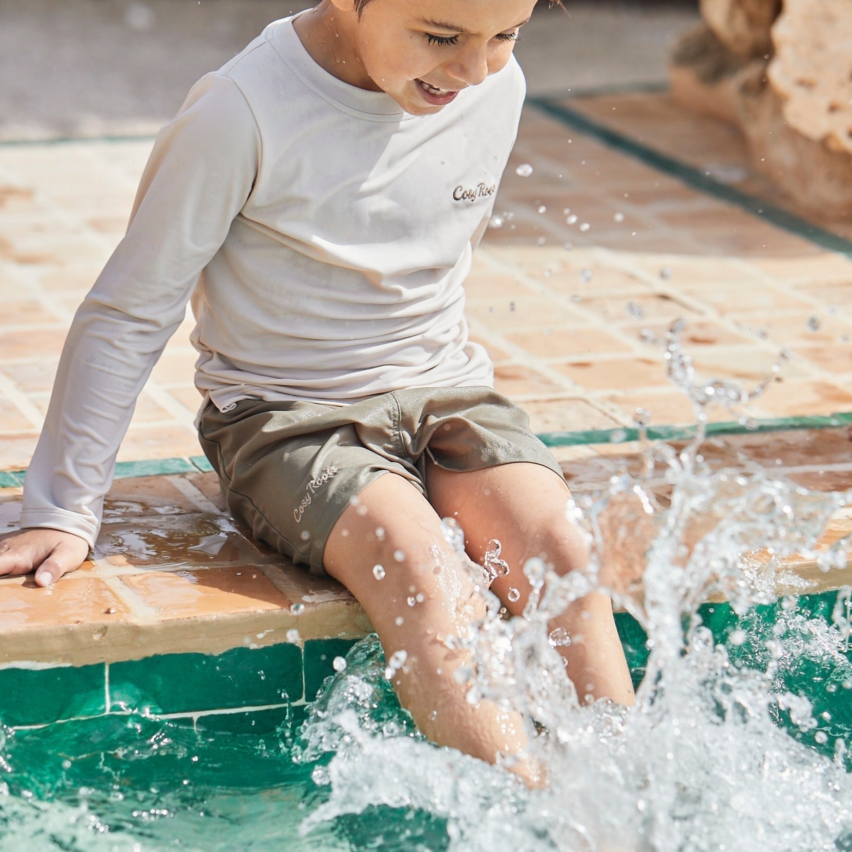 Sustainable Swimshorts - Khaki