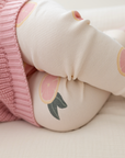 Organic Rib Leggings - Little Grapefruits