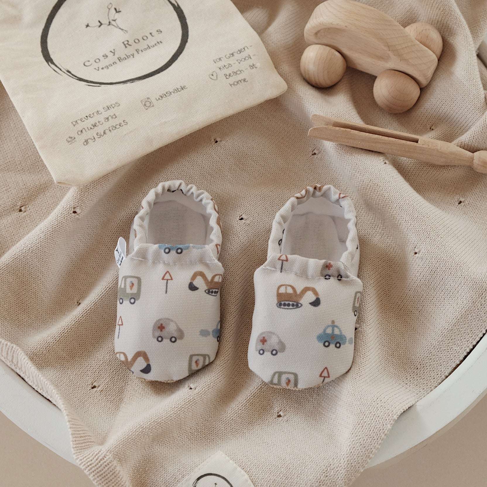 Vegan Shoes - Vanezia X Cozy Roots - Little Driver 