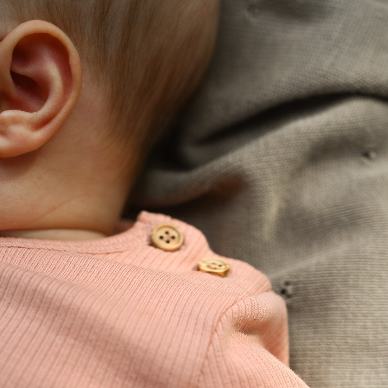 Organic Slim Longsleeve - Dusty Rose