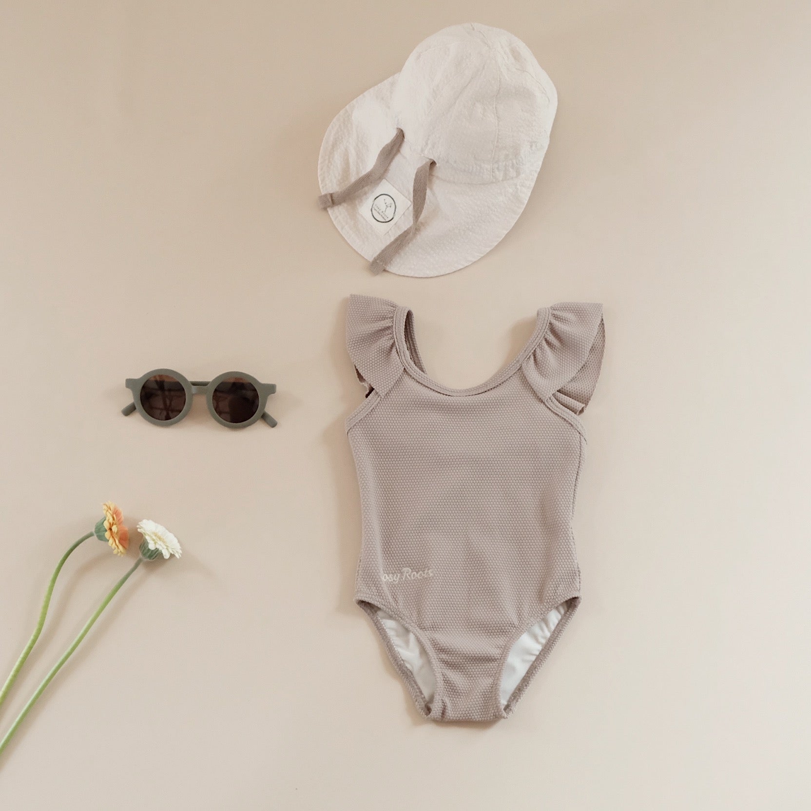 Sustainable Bathing Suit - Caramel