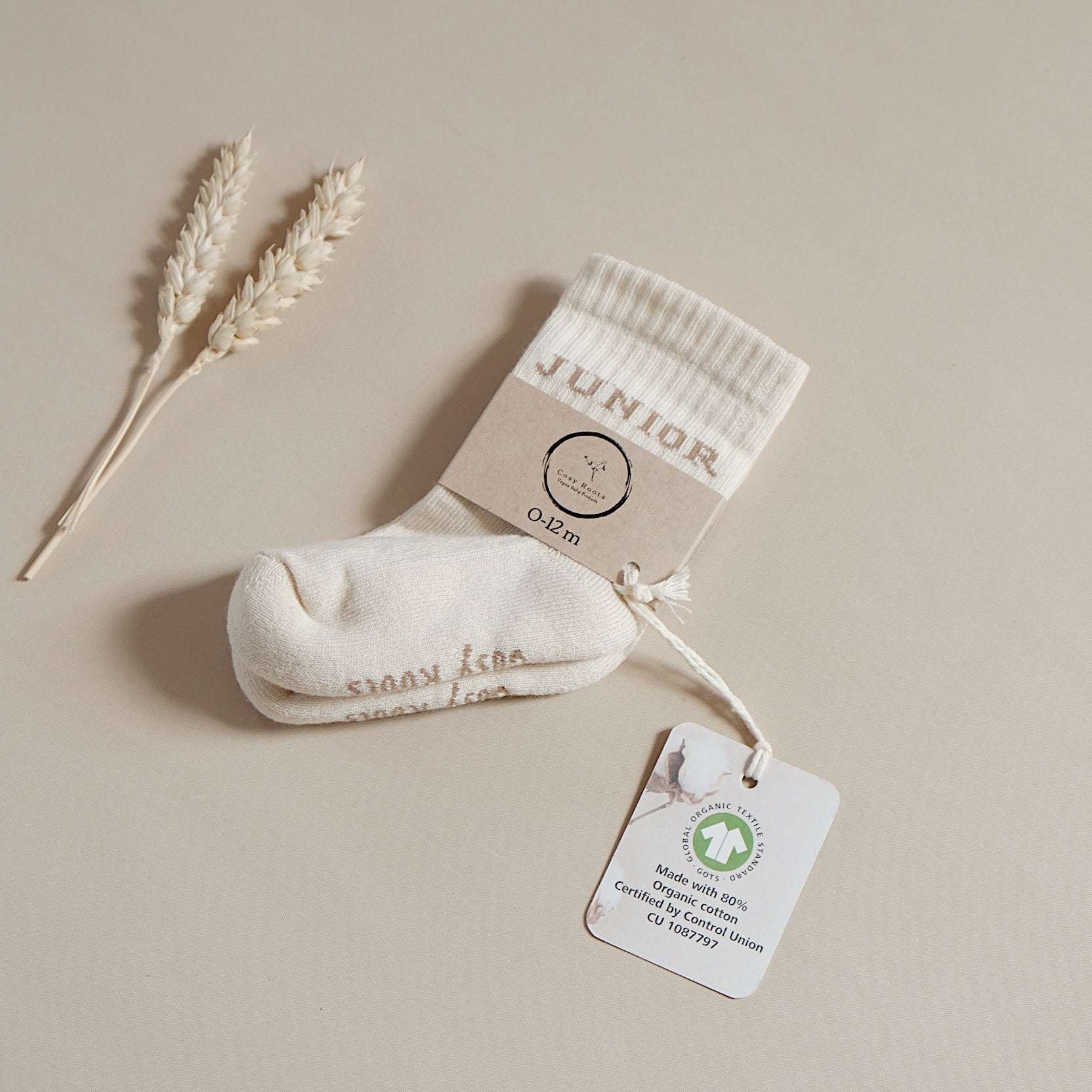 Organic Socks - JUNIOR - Sand