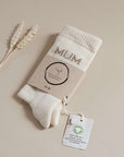 Organic Socks - MUM - Sand