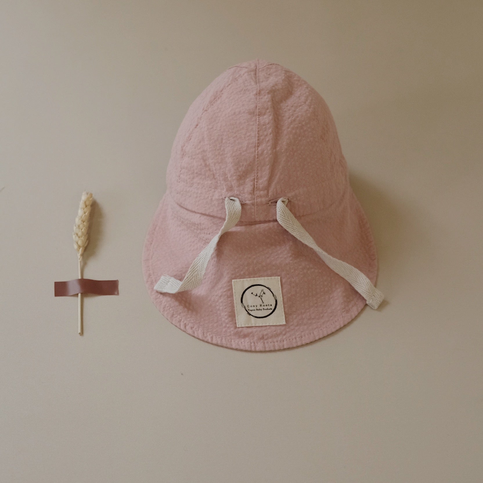 Organic Sun Hat - Dusty Rose - UPF 50+