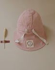Organic Sun Hat - Dusty Rose - UPF 50+