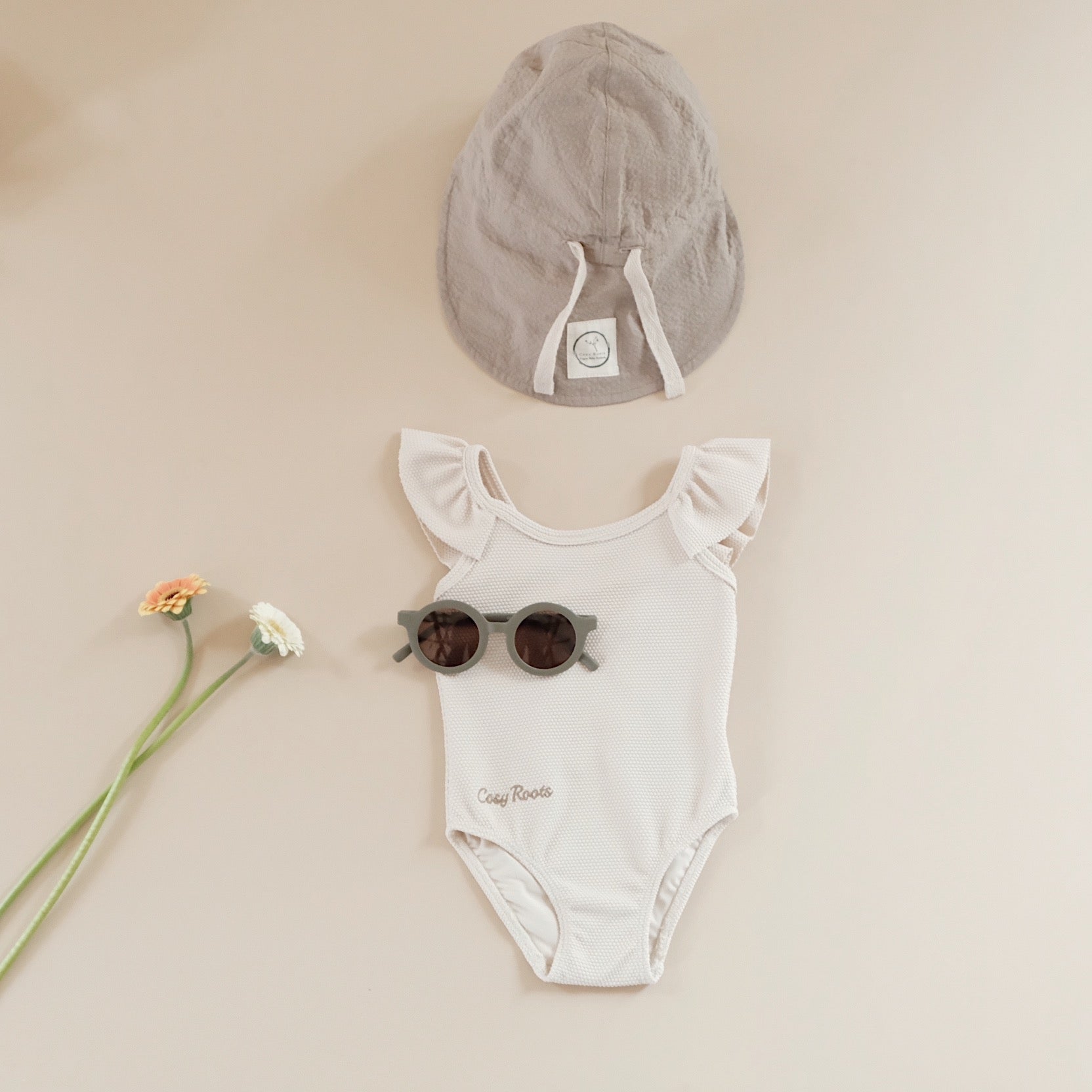 Organic Sun Hat - Caramel - UPF 50+