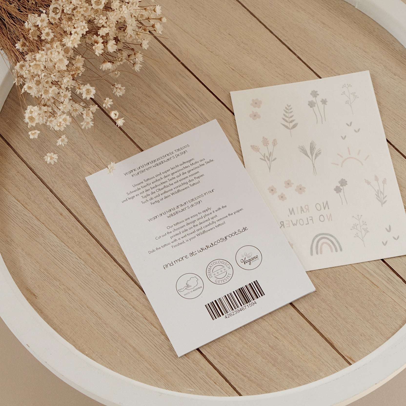 Organic Tattoos - Wildflowers