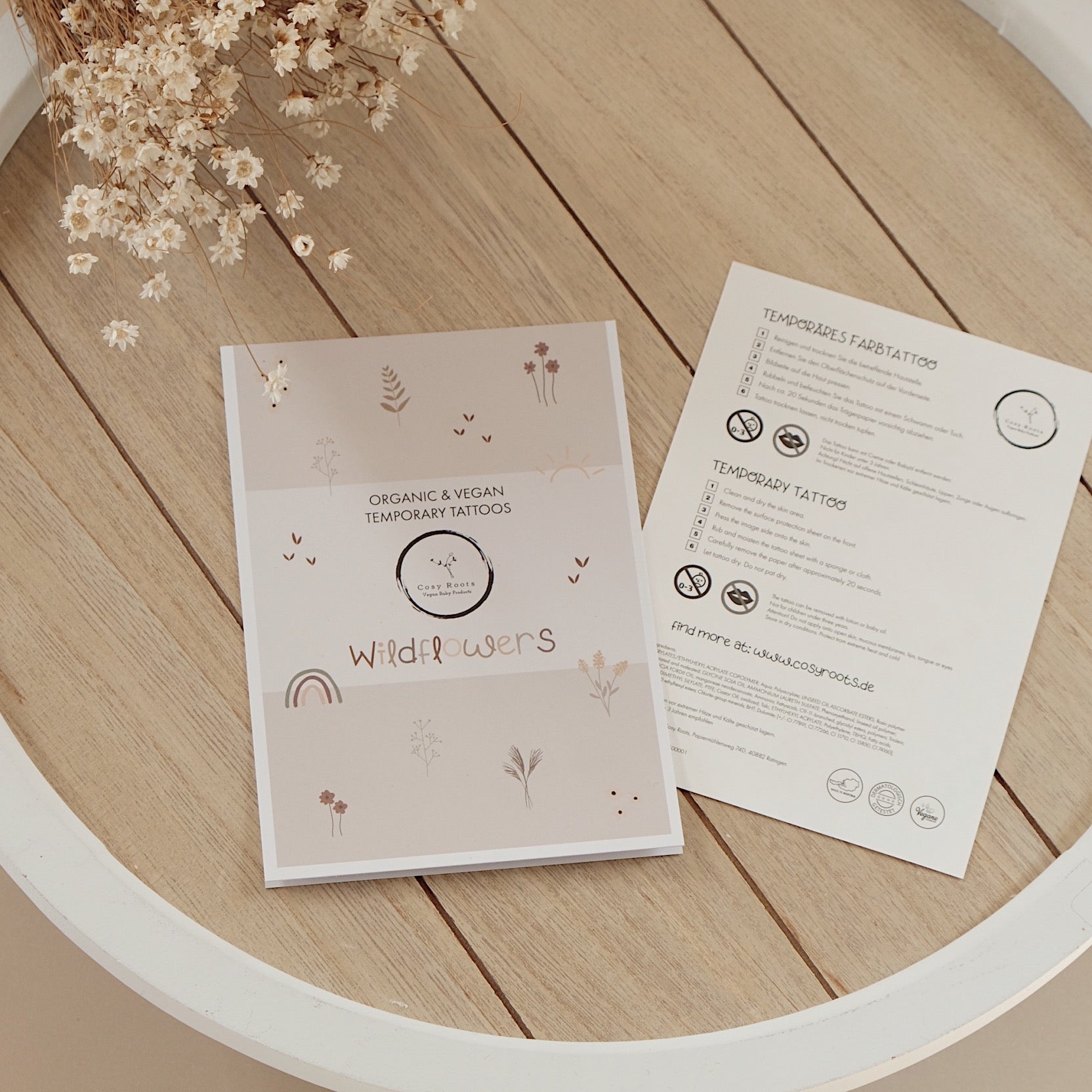 Organic Tattoos - Wildflowers