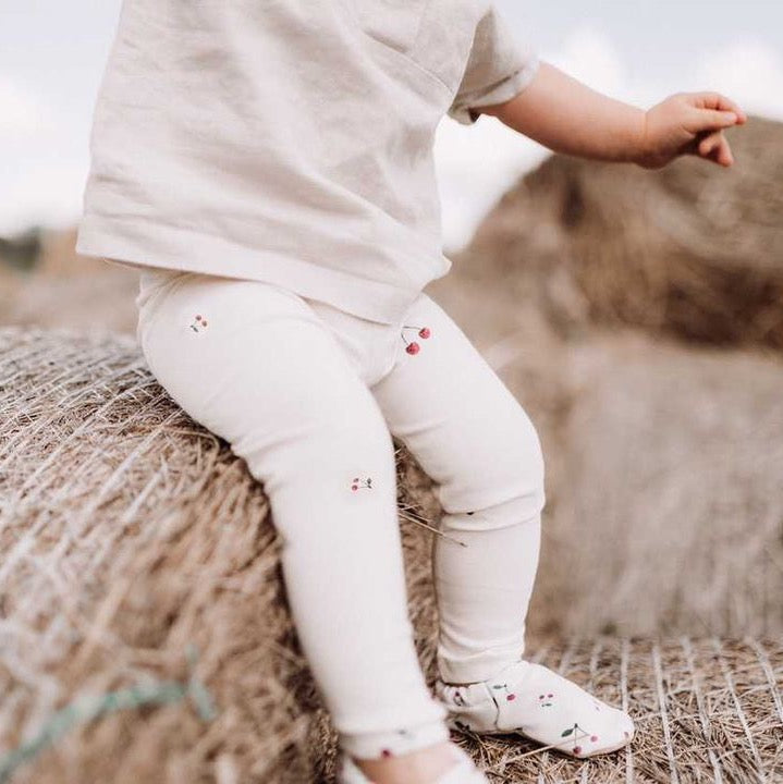 Kuschelig weiche Leggings aus GOTS-zertifizierter Bio-Baumwolle